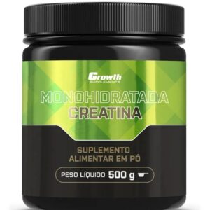 Creatina Monohidratada 500g Growth Supplements - Sem Sabor em Pó