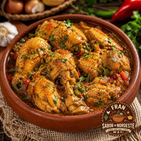 Galinha Caipira ao Molho – Fran Sabor do Nordeste